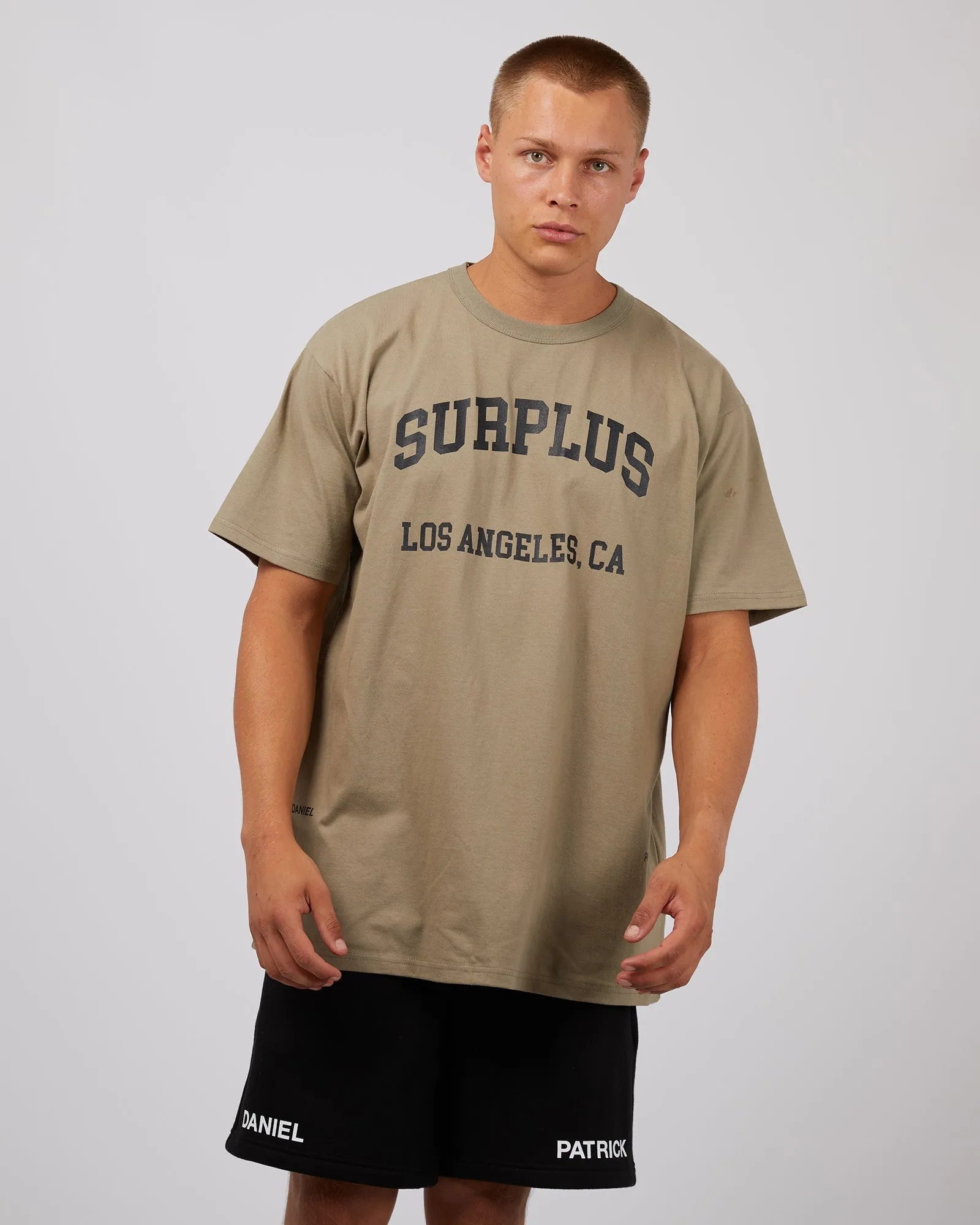 Varsity La Surplus Tee Khaki sold by edge clothing product image thumbnail 4