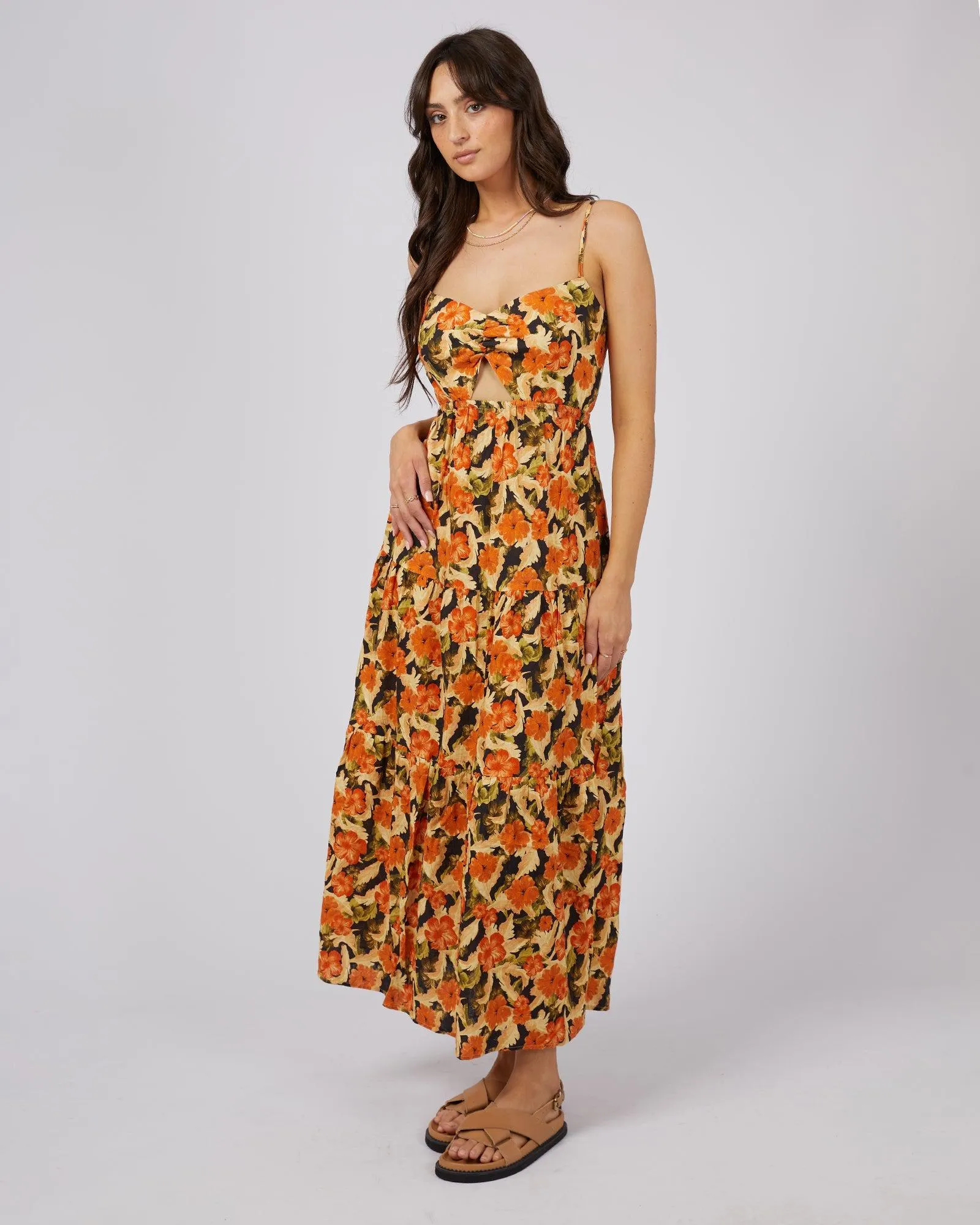 Margot Floral Print Maxi Dress sold by edge clothing product image thumbnail 4