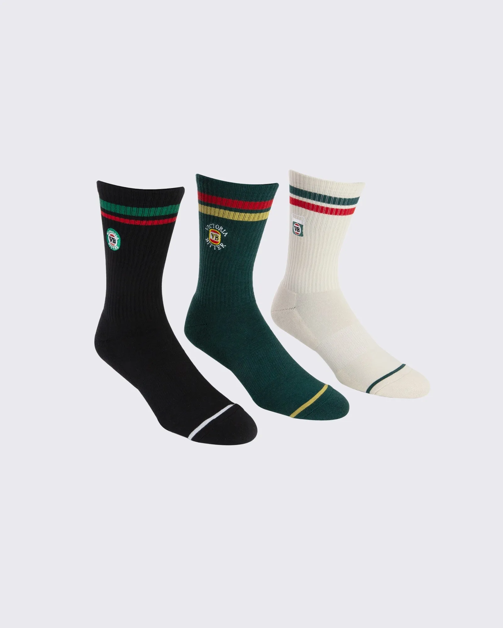 Vb Sneaker Socks 3 Pack Gift Can Multicoloured sold by edge clothing product image thumbnail 3