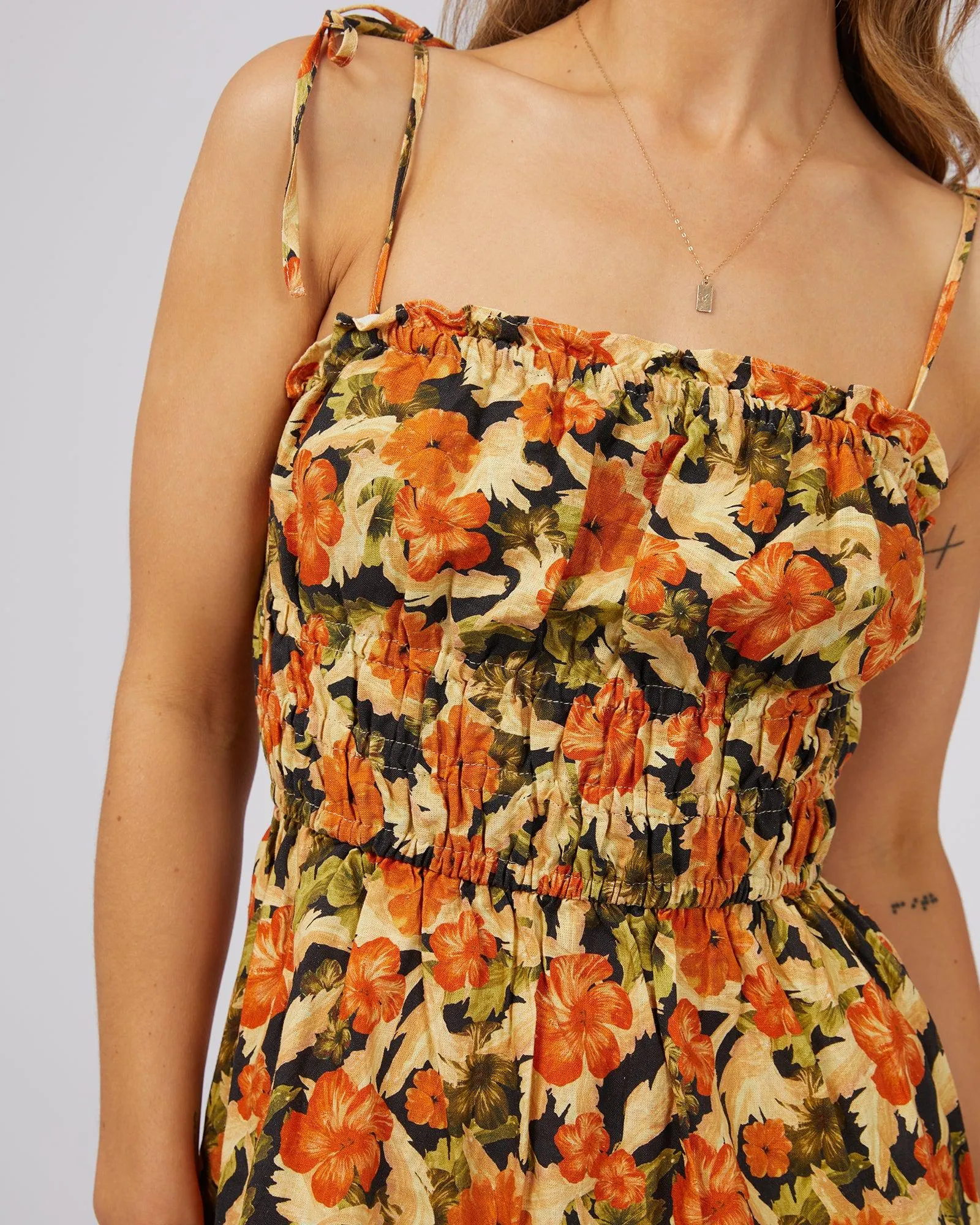 Margot Floral Print Mini Dress sold by edge clothing product image thumbnail 5