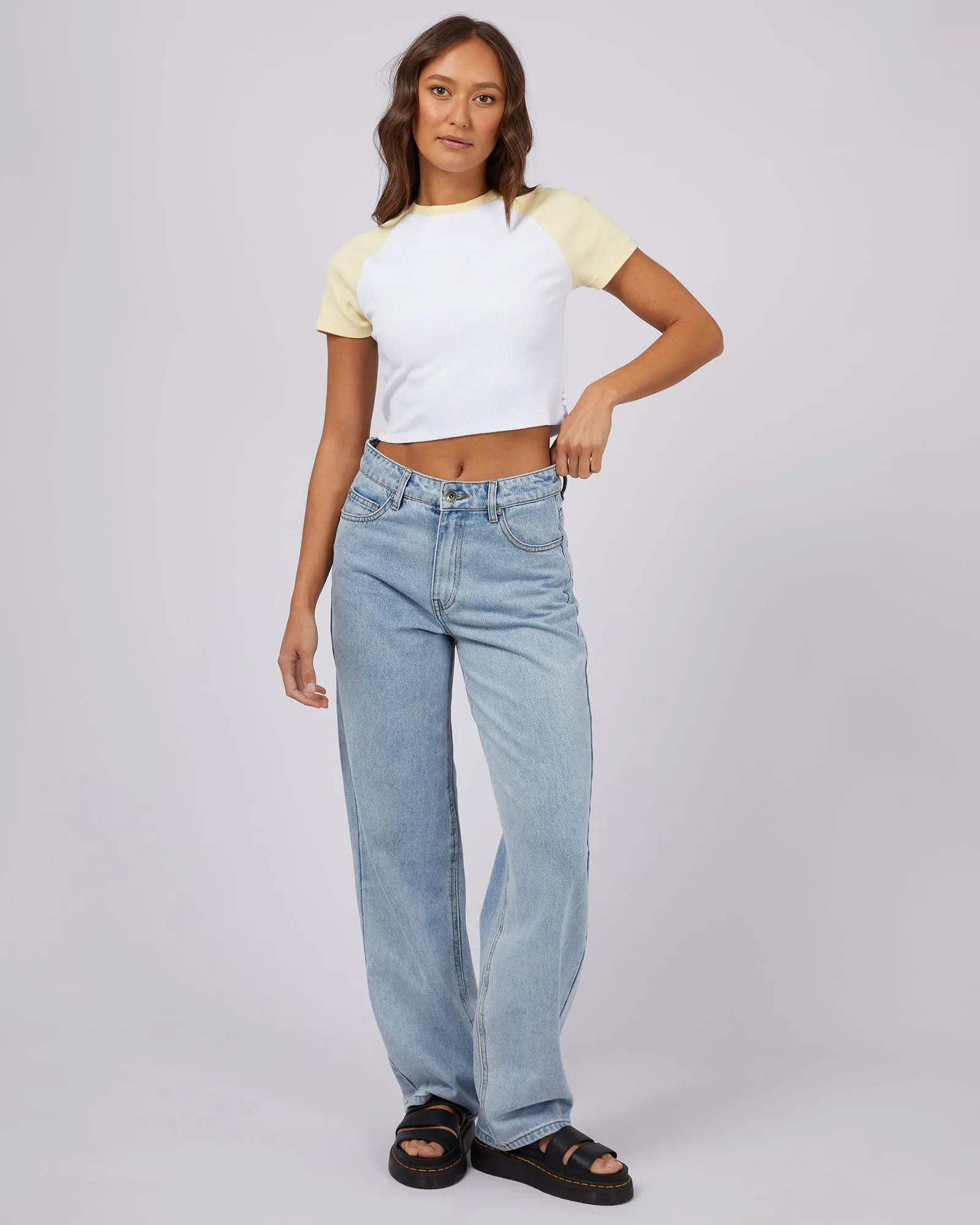 Contrast Tee Lemon sold by edge clothing product image thumbnail 2