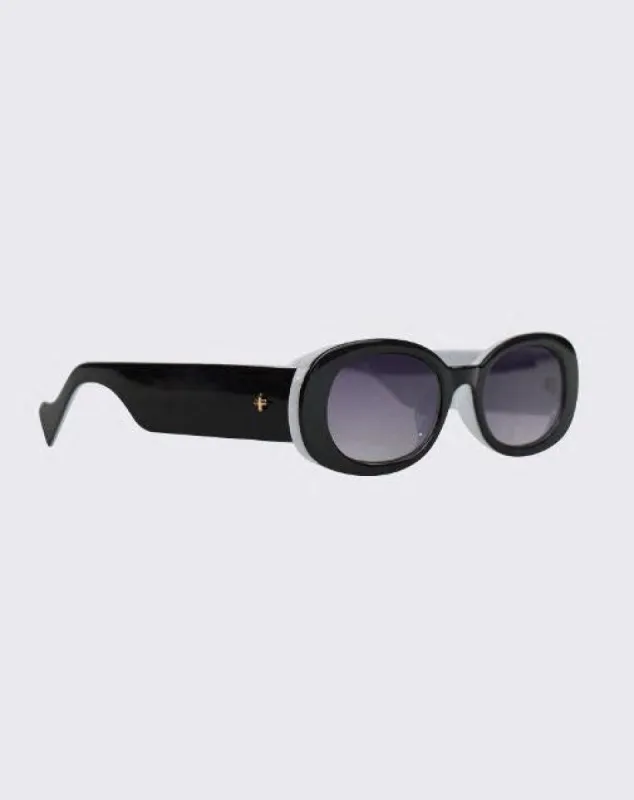 Jones Black And White Frame Black sold by edge clothing