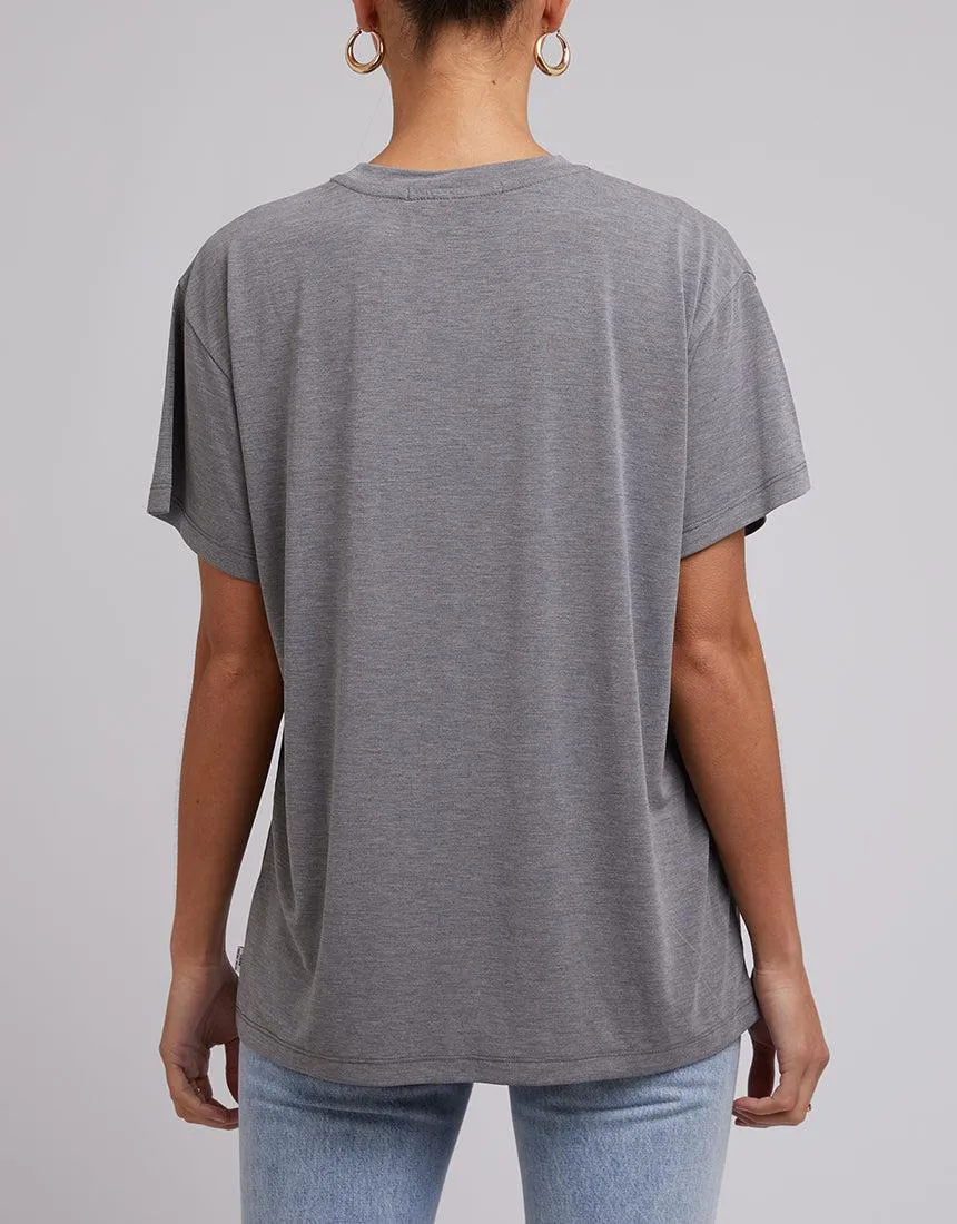 Harper Tee Grey Marle sold by edge clothing product image thumbnail 3