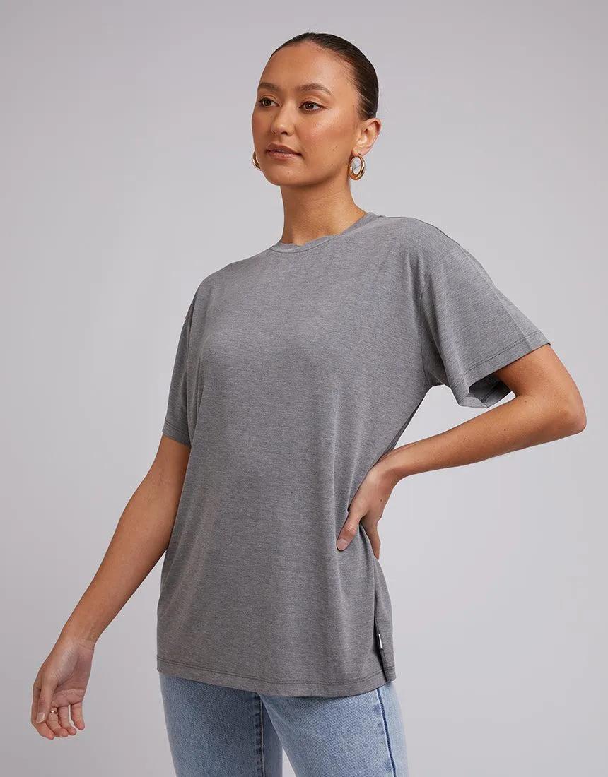 Harper Tee Grey Marle sold by edge clothing product image thumbnail 4