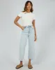 Charlie High Rise Wide Leg Jean Bleach sold by edge clothing