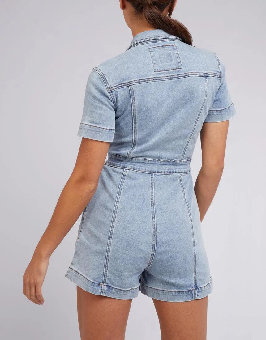 Boston Denim Playsuit Blue sold by edge clothing product image thumbnail 3
