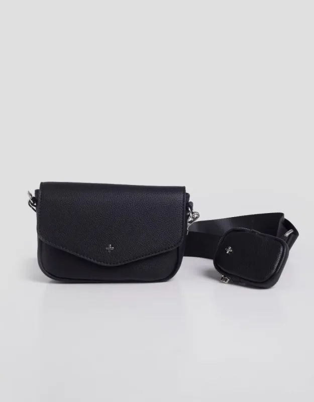 Legacy Cross Body Bag W/Pouch Black sold by edge clothing