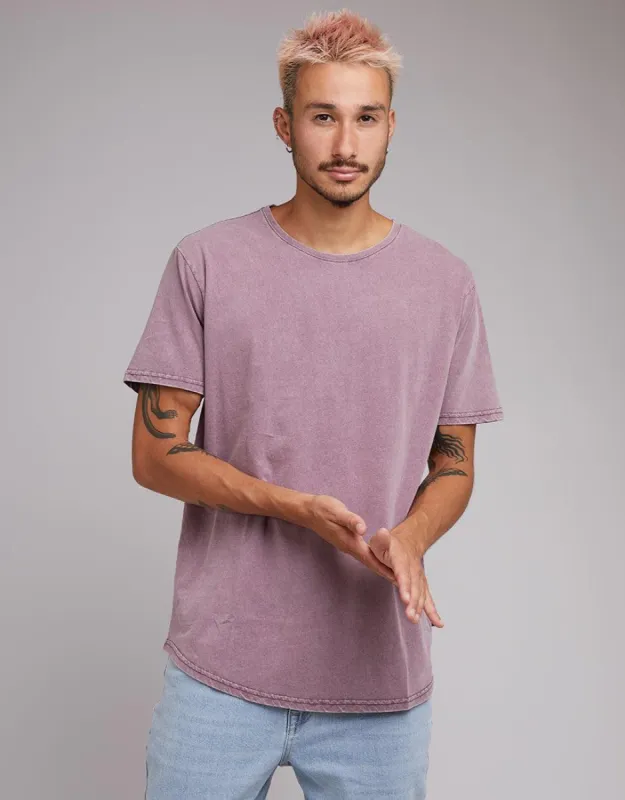 Acid Tail Tee Burgundy sold by edge clothing