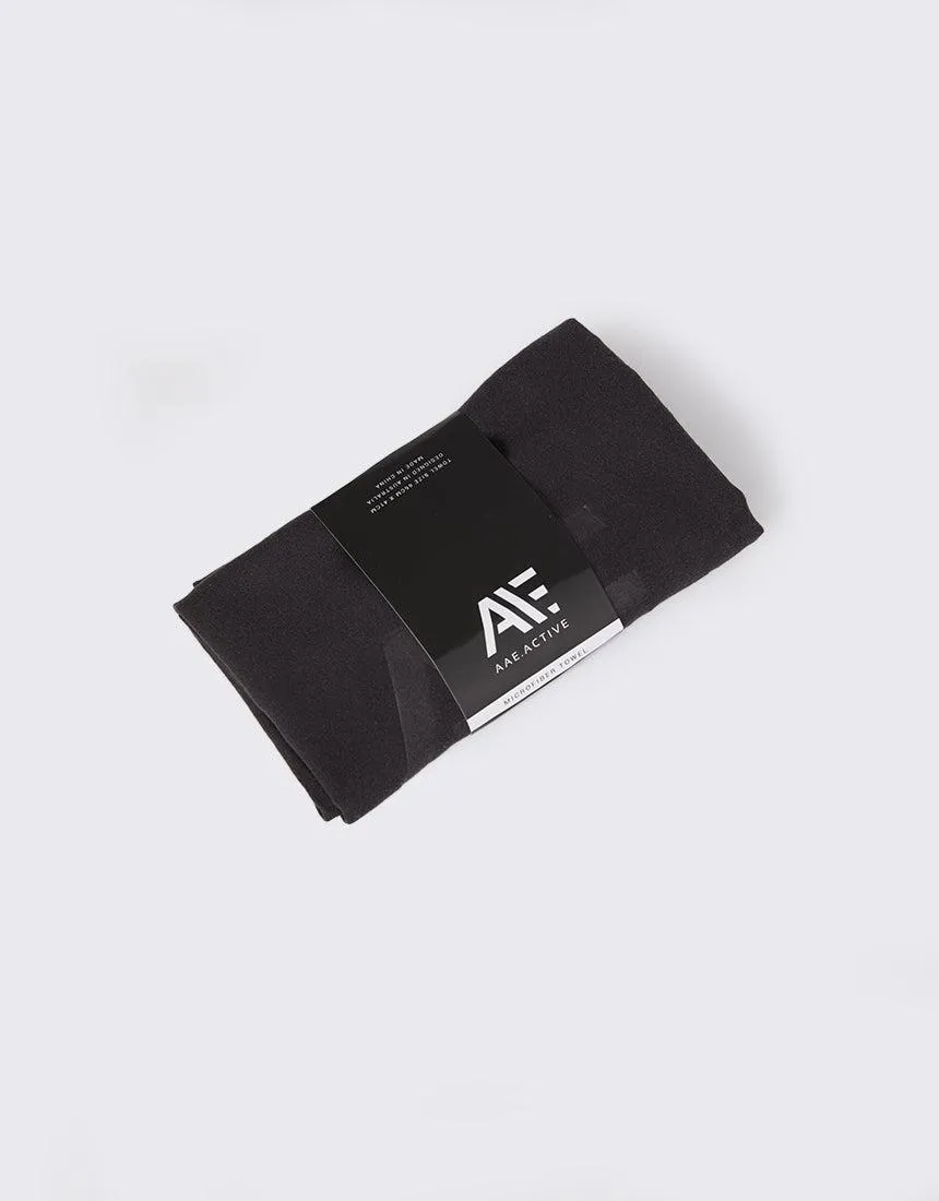 Aae Active Towel Black sold by edge clothing