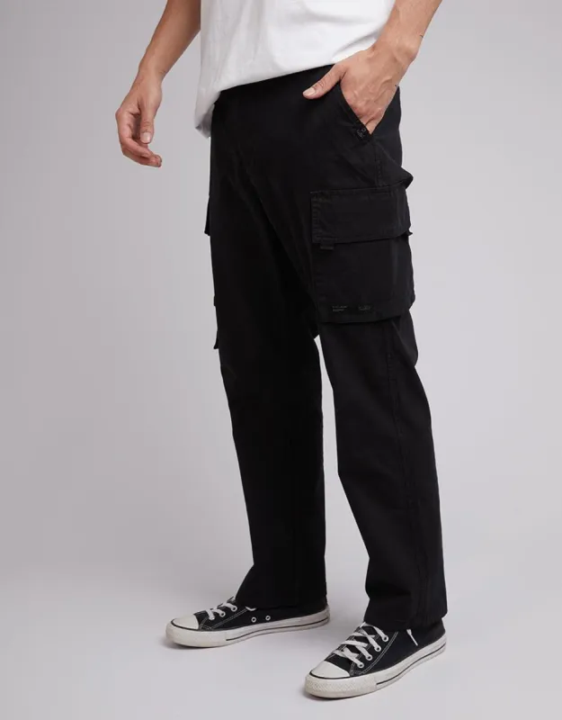 Military Cargo Pant Black sold by edge clothing