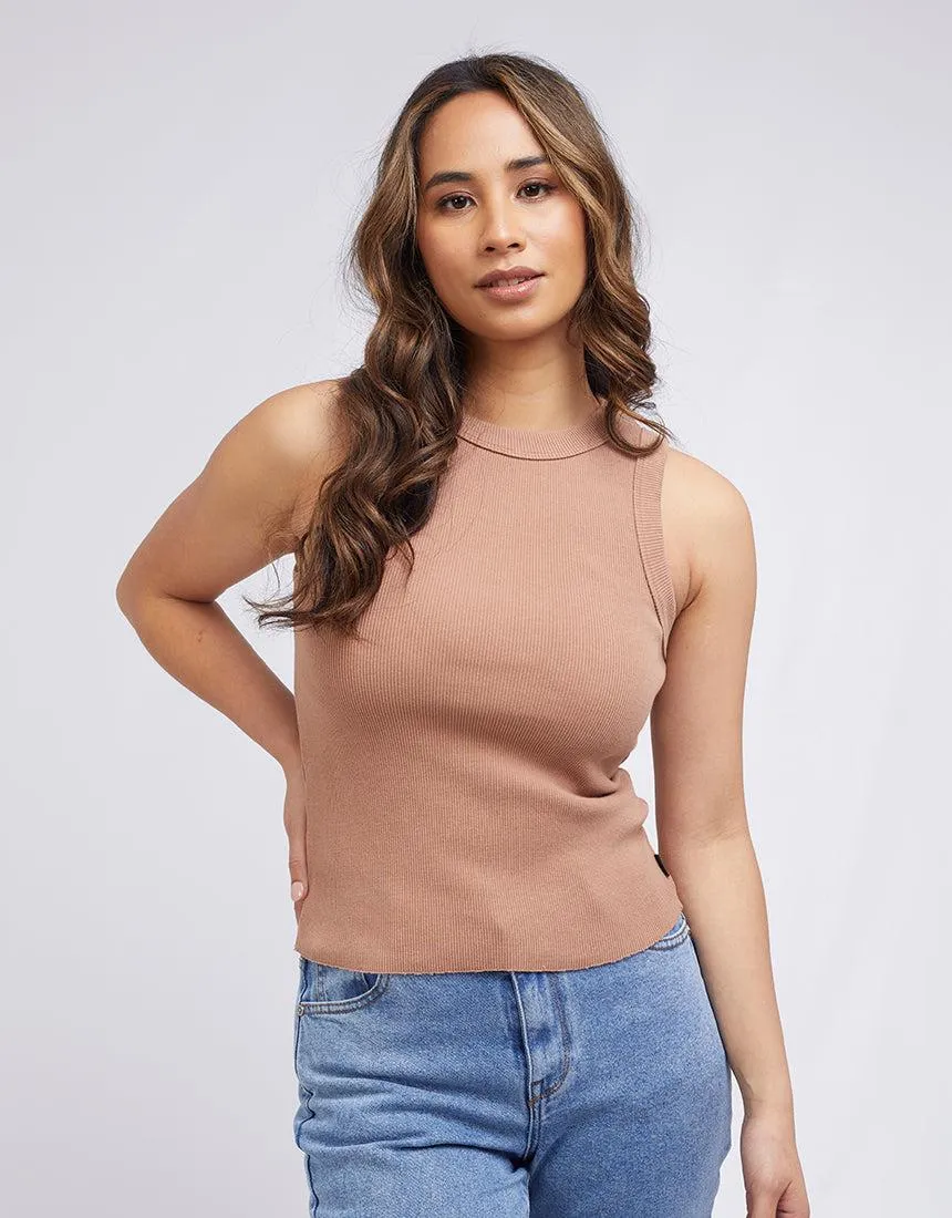 Greta Tank Tan sold by edge clothing