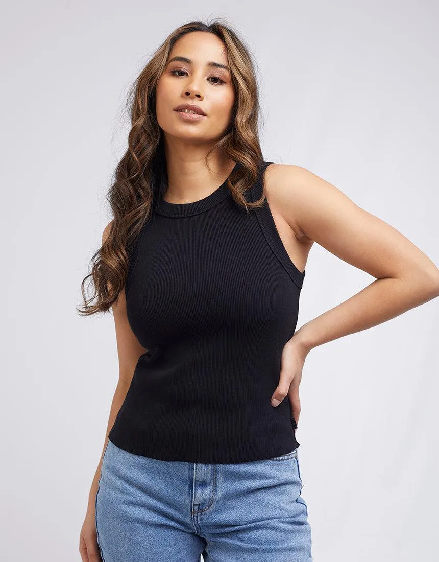 Greta Tank Black sold by edge clothing