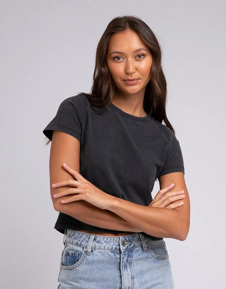 Everyday Tee Washed Black sold by edge clothing