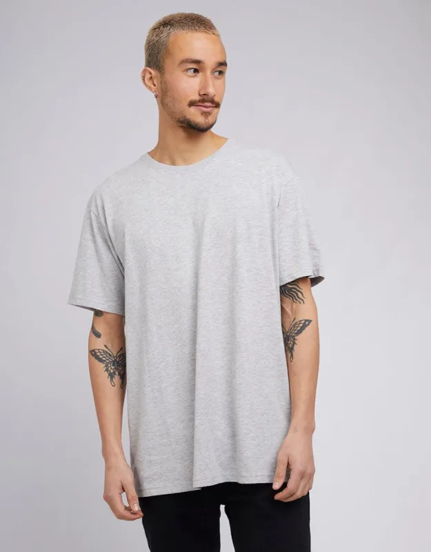 Standard Fit Tee Grey Marle sold by edge clothing