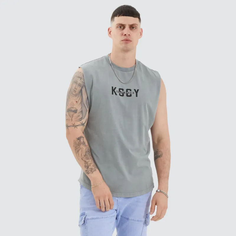 Divided Dual Curved Muscle Pigment Neutral Grey sold by edge clothing