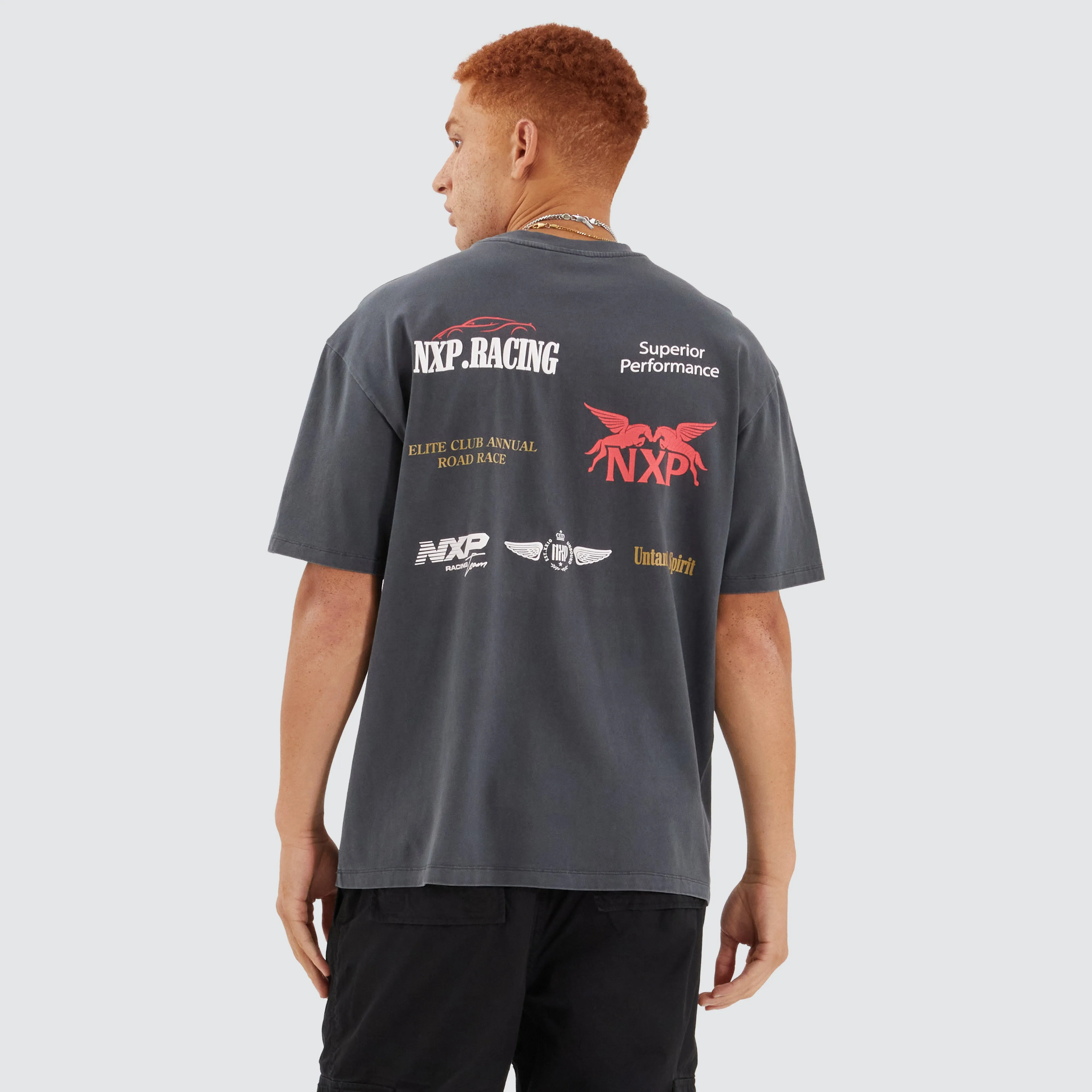 Rein Heavy Box Fit Tee Pigment Asphalt sold by edge clothing product image thumbnail 4