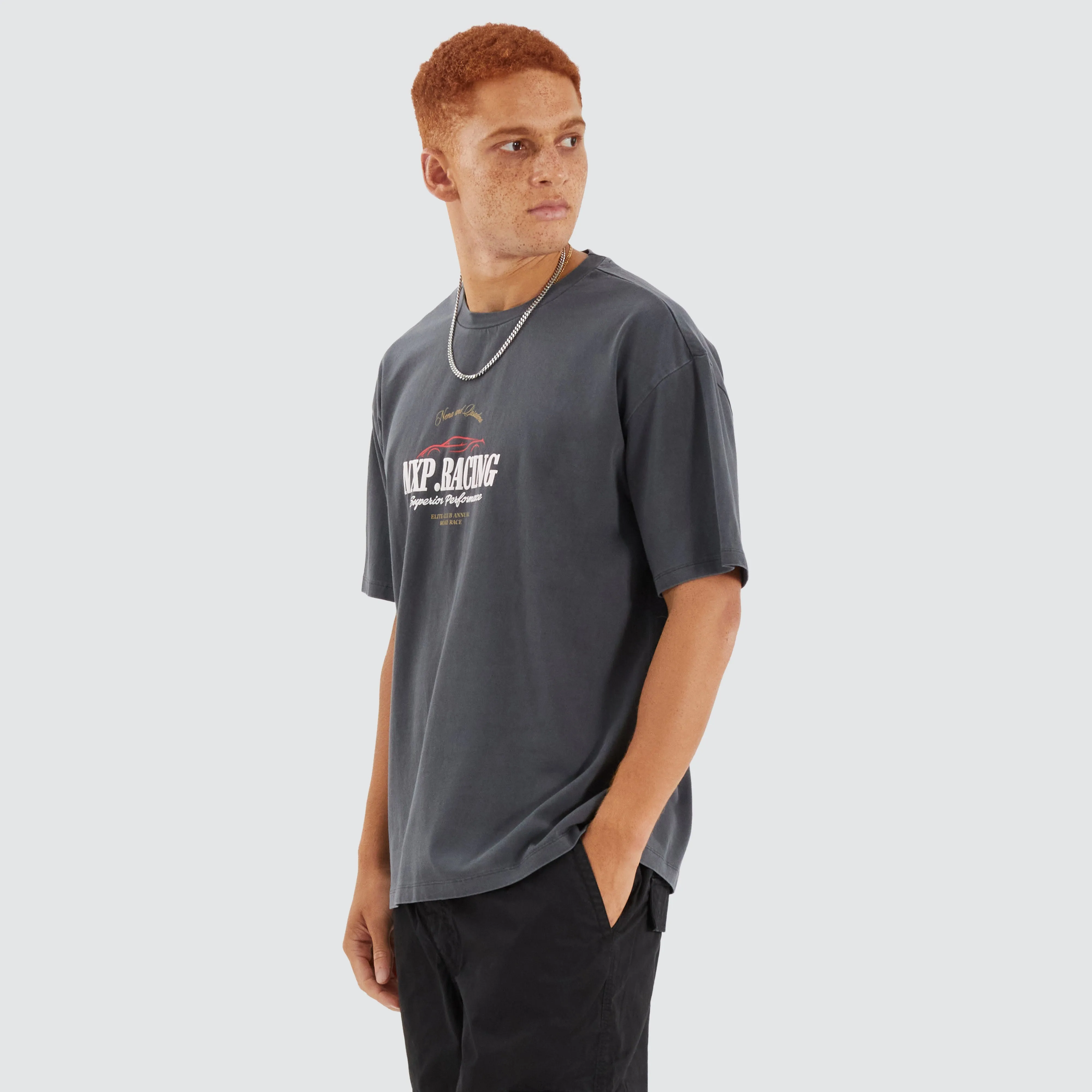 Rein Heavy Box Fit Tee Pigment Asphalt sold by edge clothing product image thumbnail 2