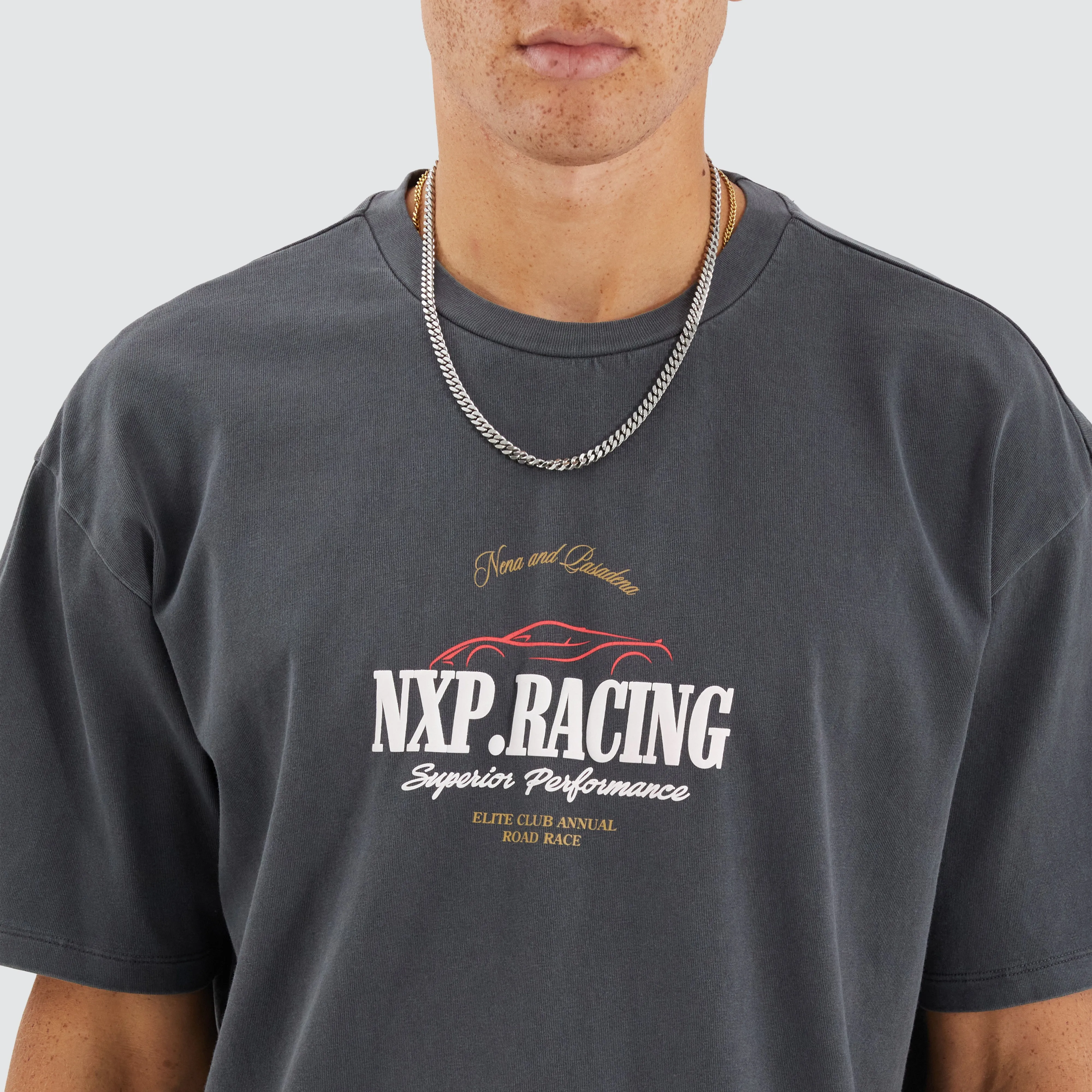 Rein Heavy Box Fit Tee Pigment Asphalt sold by edge clothing product image thumbnail 5