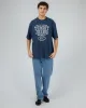 Oversized Vintage Nyc Tee Navy sold by edge clothing