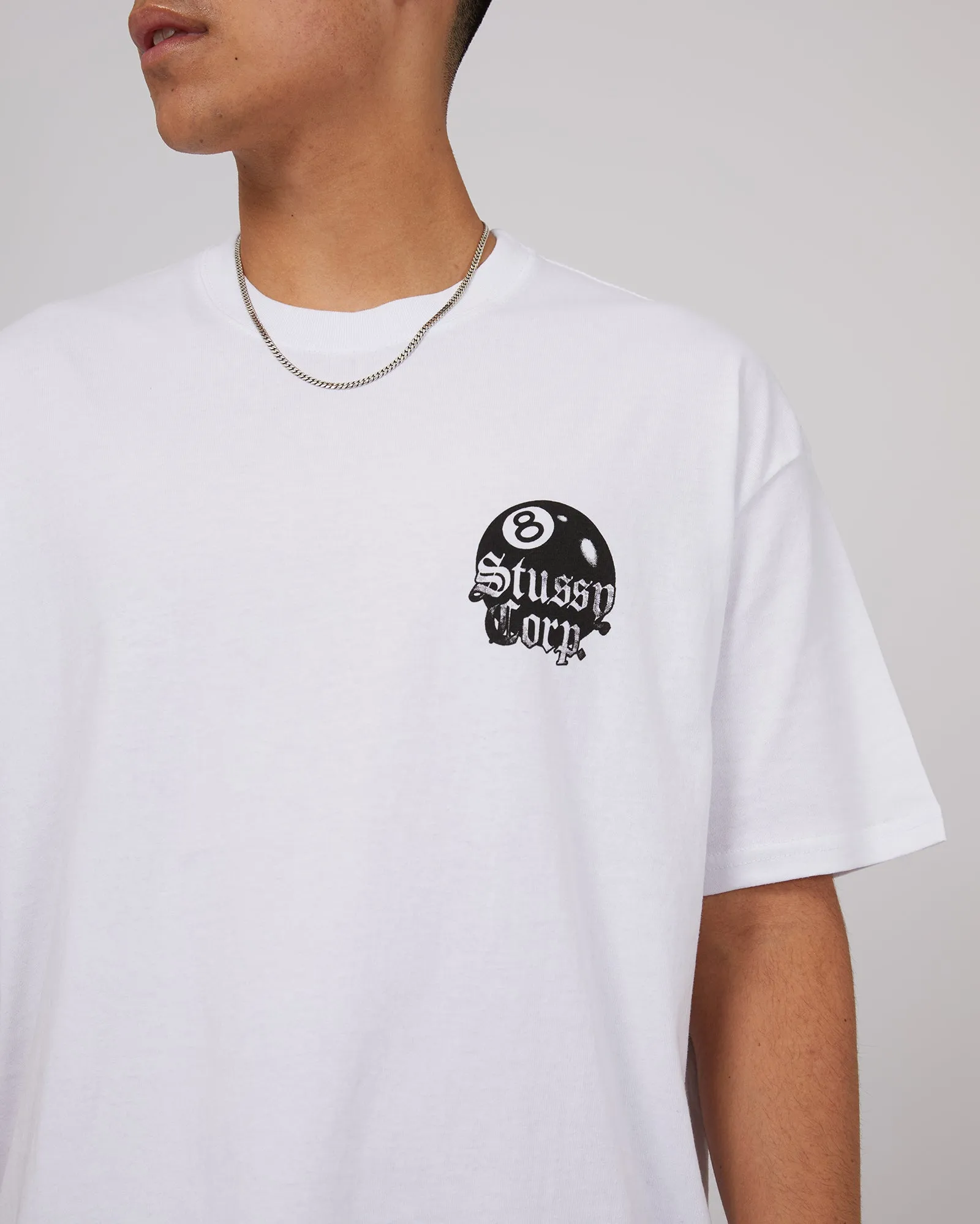 8 Ball Corp Ss Tee White sold by edge clothing product image thumbnail 5