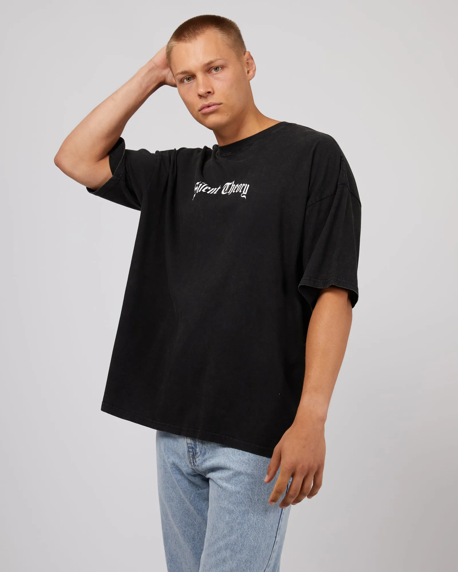 Unit Tee Washed Black sold by edge clothing product image thumbnail 4