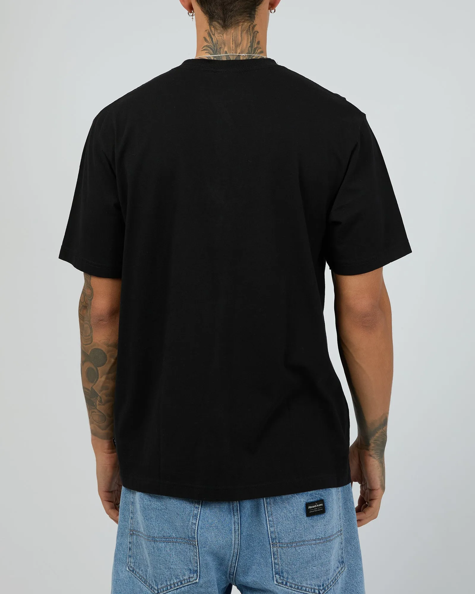 Vinyl Recycled Retro Fit Tee Black sold by edge clothing product image thumbnail 3