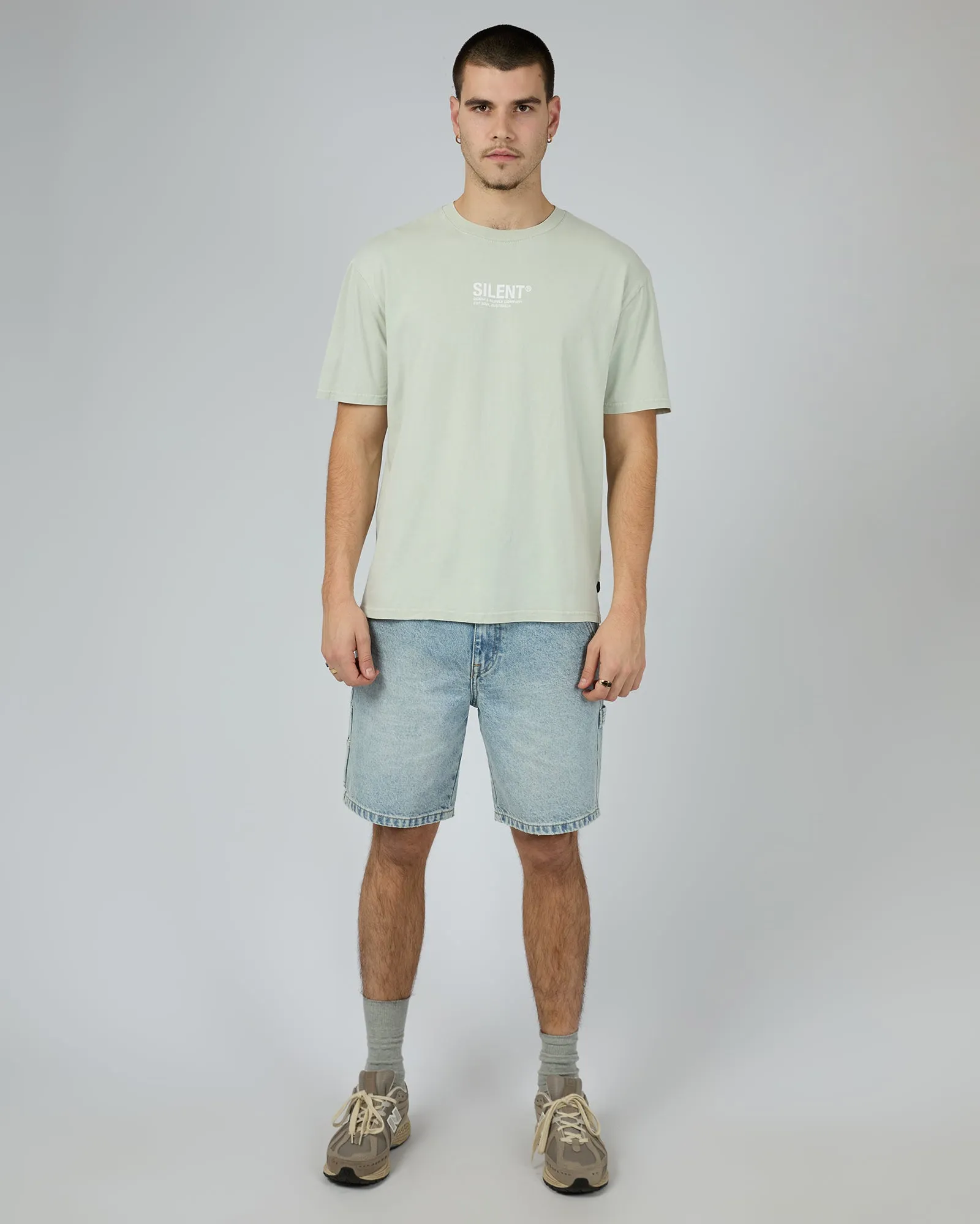 Icon Tee Sage sold by edge clothing