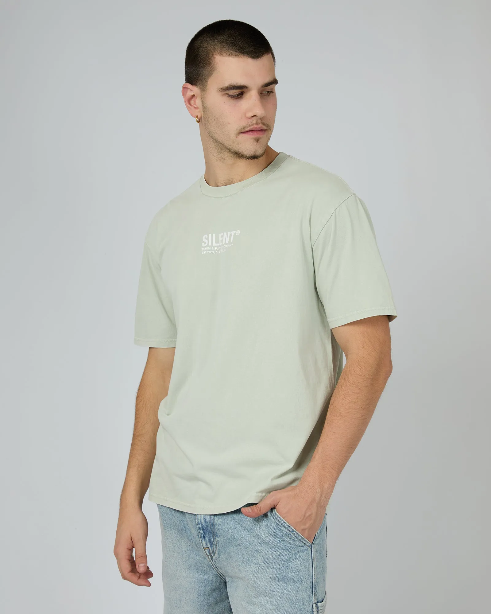 Icon Tee Sage sold by edge clothing product image thumbnail 4