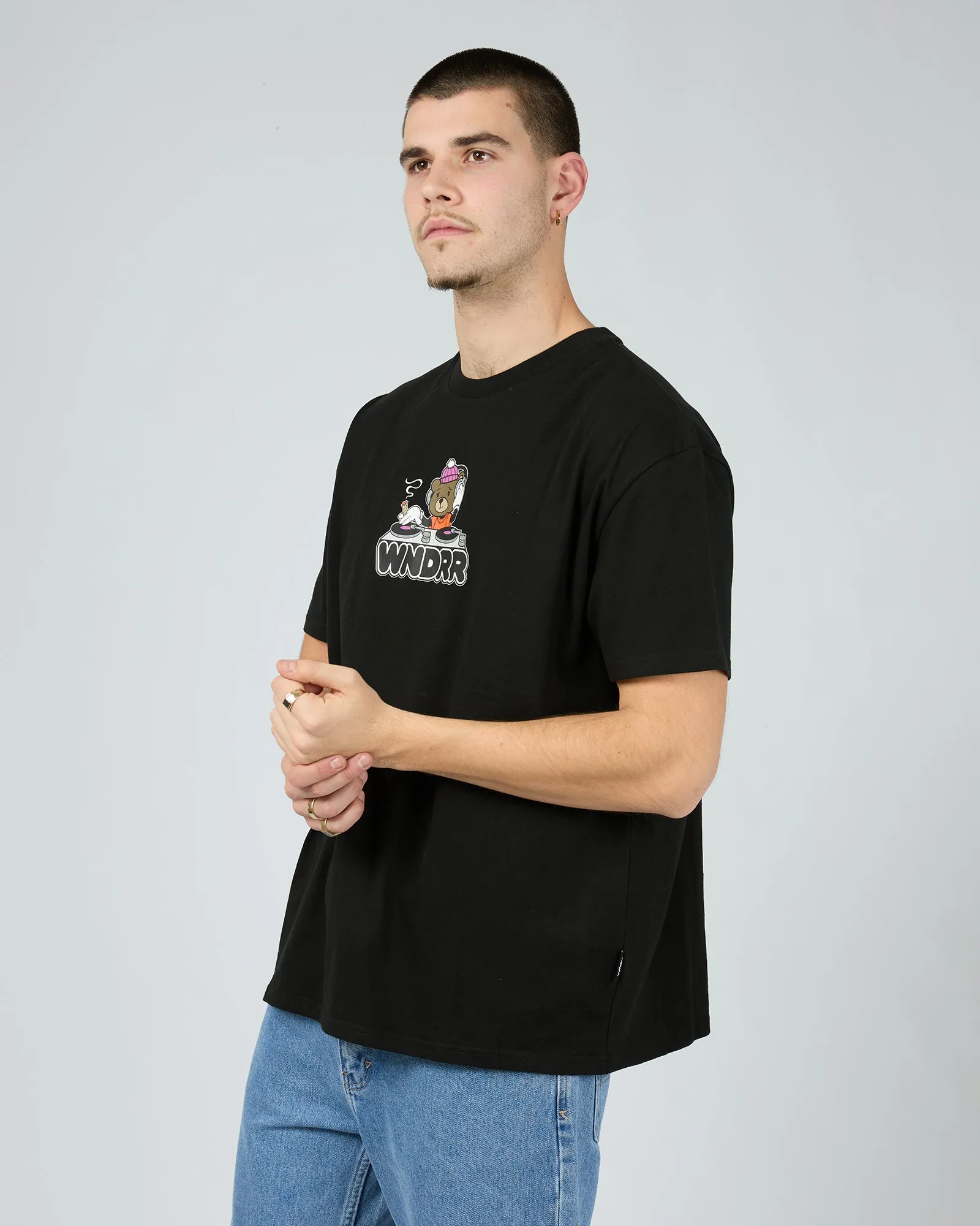 Beats Box Fit Tee Black sold by edge clothing product image thumbnail 4