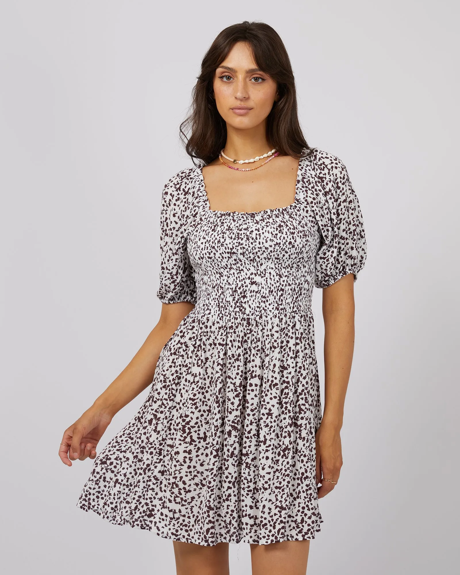 Rhi Print Mini Dress sold by edge clothing