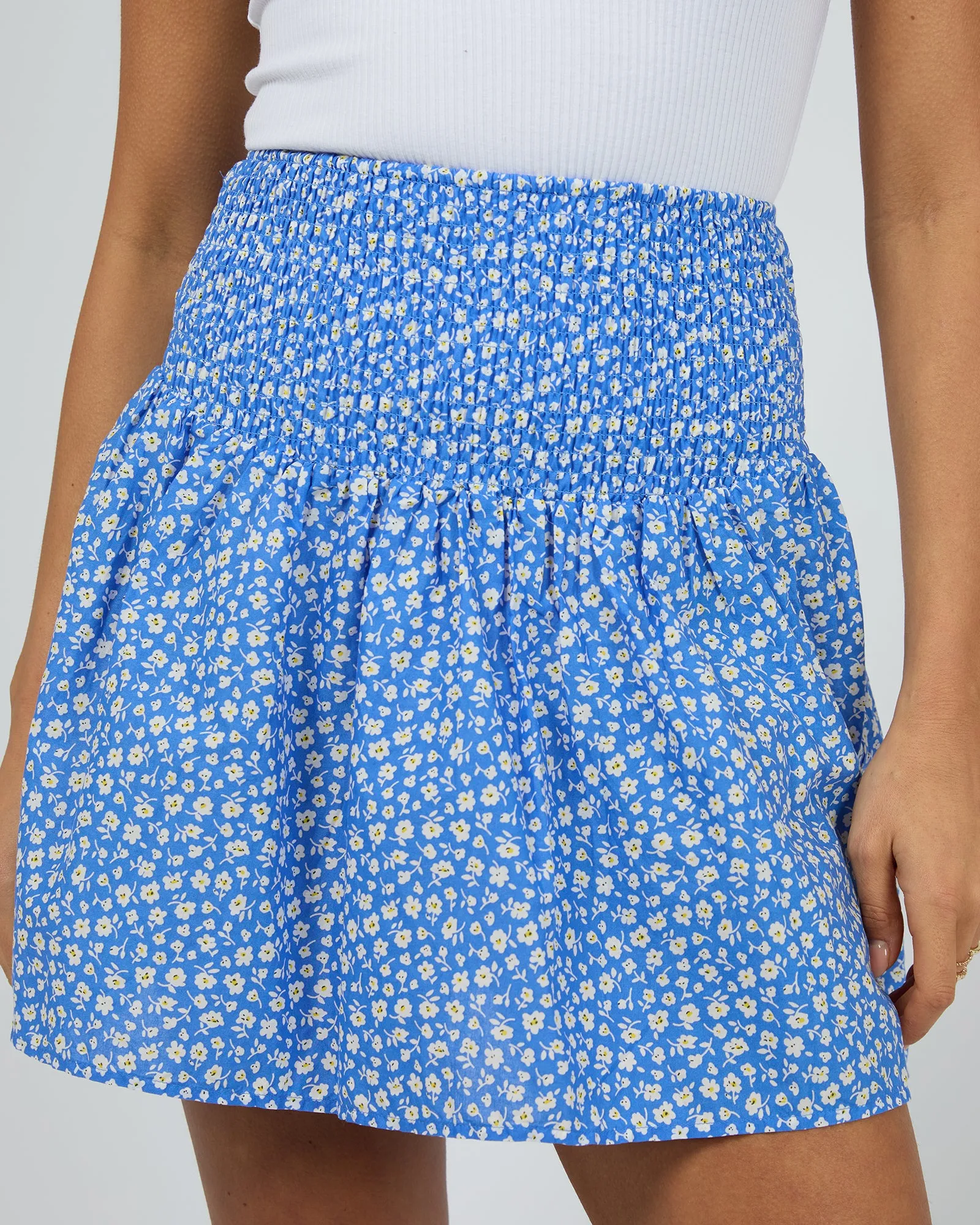 Tara Floral Print Mini Skirt sold by edge clothing product image thumbnail 5