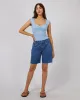 Bree Tee Blue sold by edge clothing