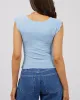 Bree Tee Blue sold by edge clothing