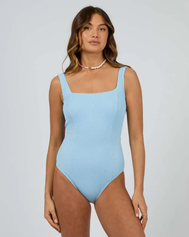 Phoenix Rib One Piece Light Blue sold by edge clothing