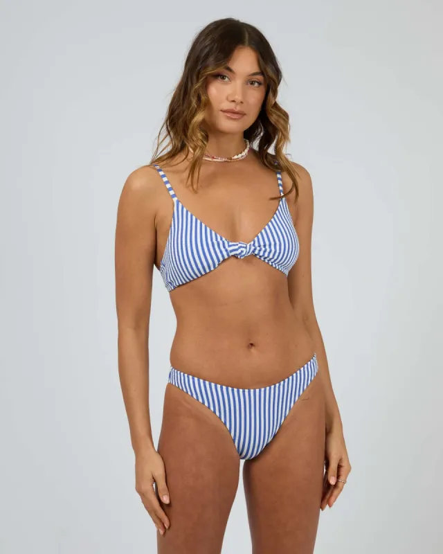 Amore Stripe Bralette White sold by edge clothing