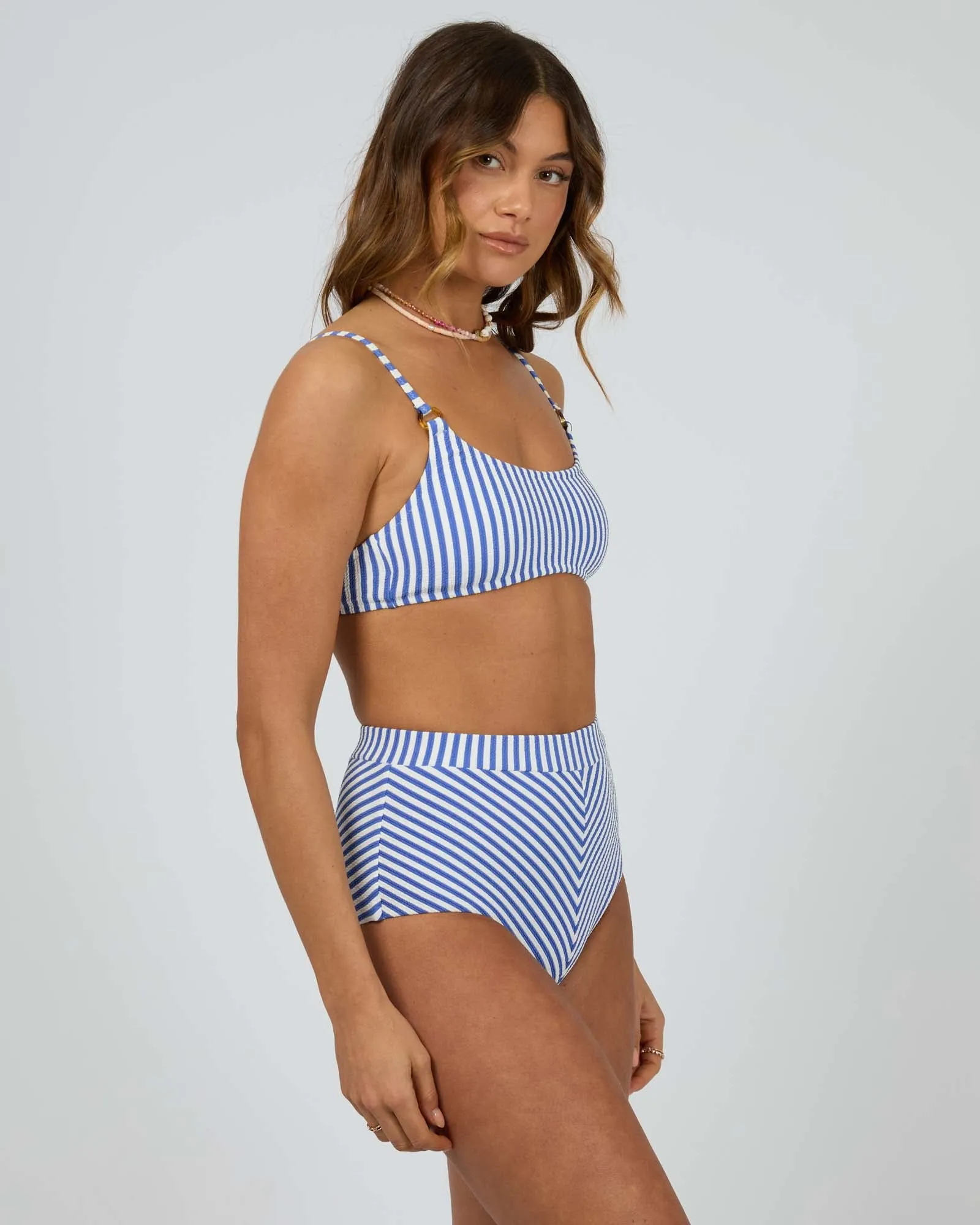 Amore Stripe Retro Pant White sold by edge clothing product image thumbnail 4