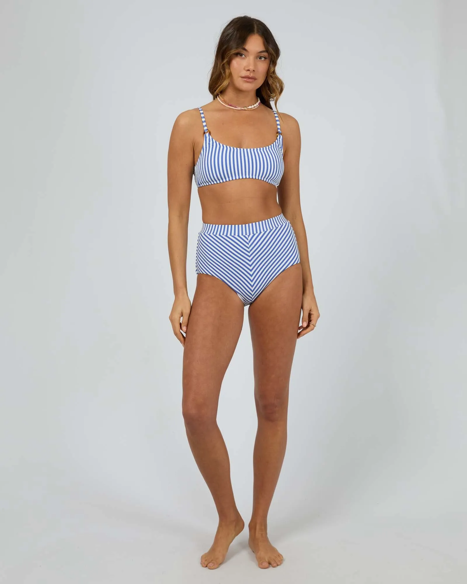 Amore Stripe Retro Pant White sold by edge clothing product image thumbnail 2