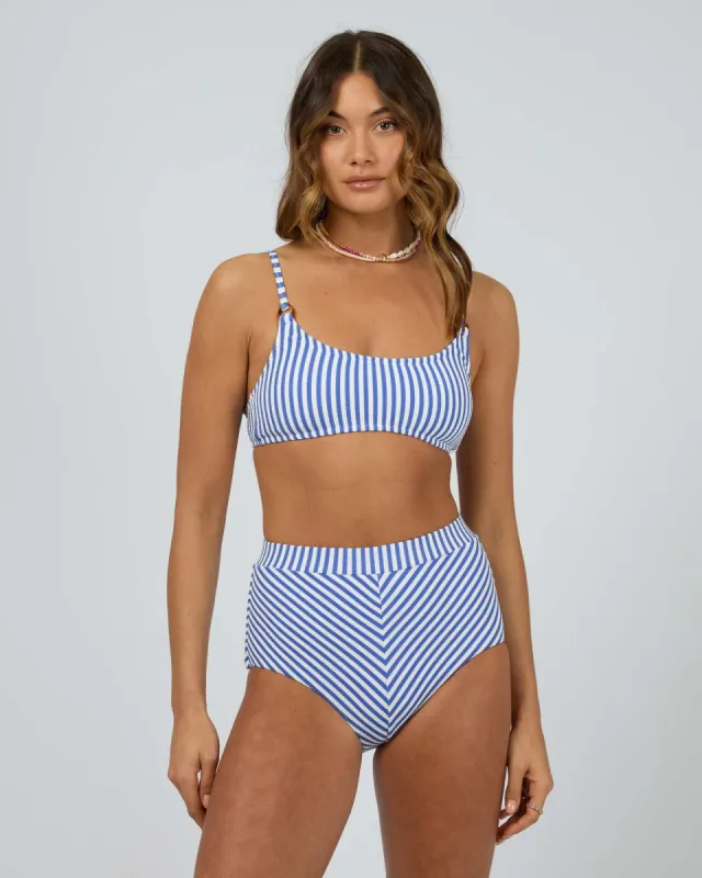 Amore Stripe Retro Pant White sold by edge clothing