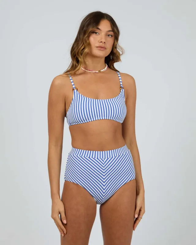 Amore Stripe Bandeau White sold by edge clothing