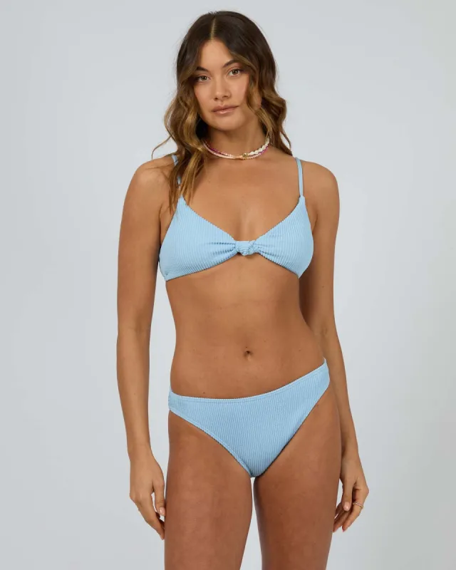 Phoenix Rib Bralette Light Blue sold by edge clothing