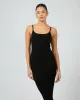 Henley Knit Midi Dress Black sold by edge clothing