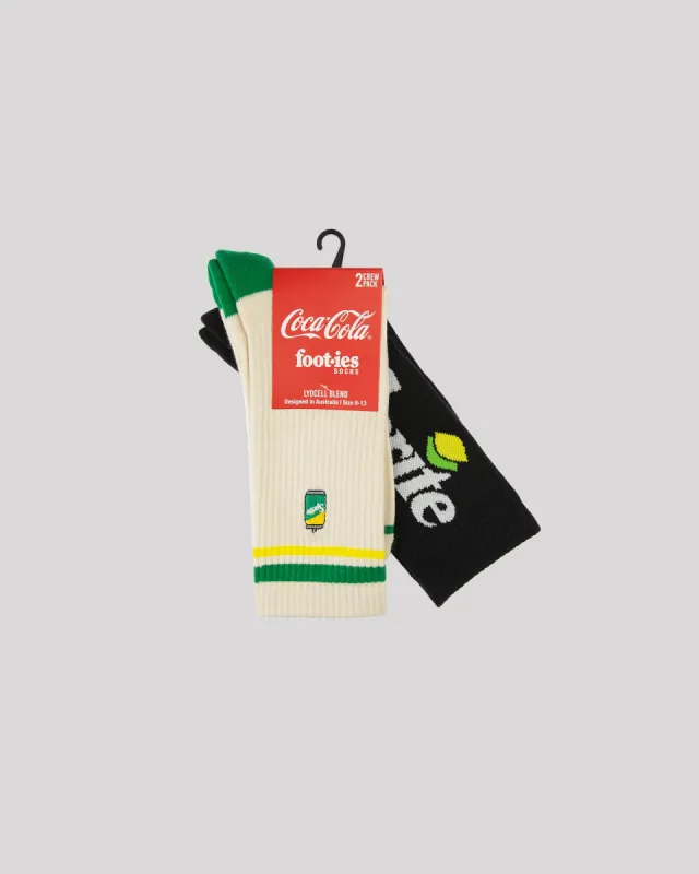 Sprite Sneaker 2 Pack White Black sold by edge clothing