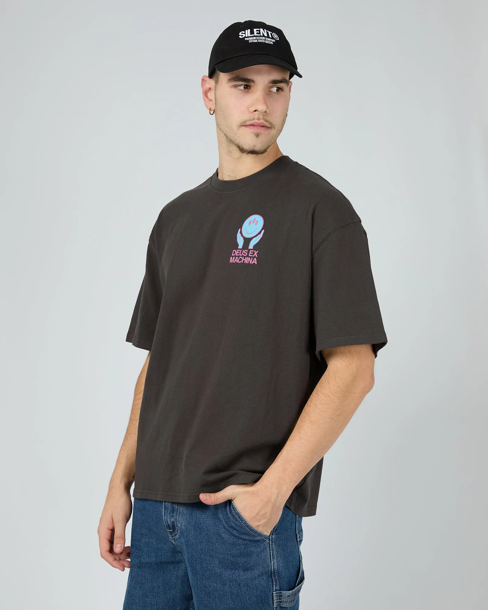 Antipop Tee Anthracite sold by edge clothing