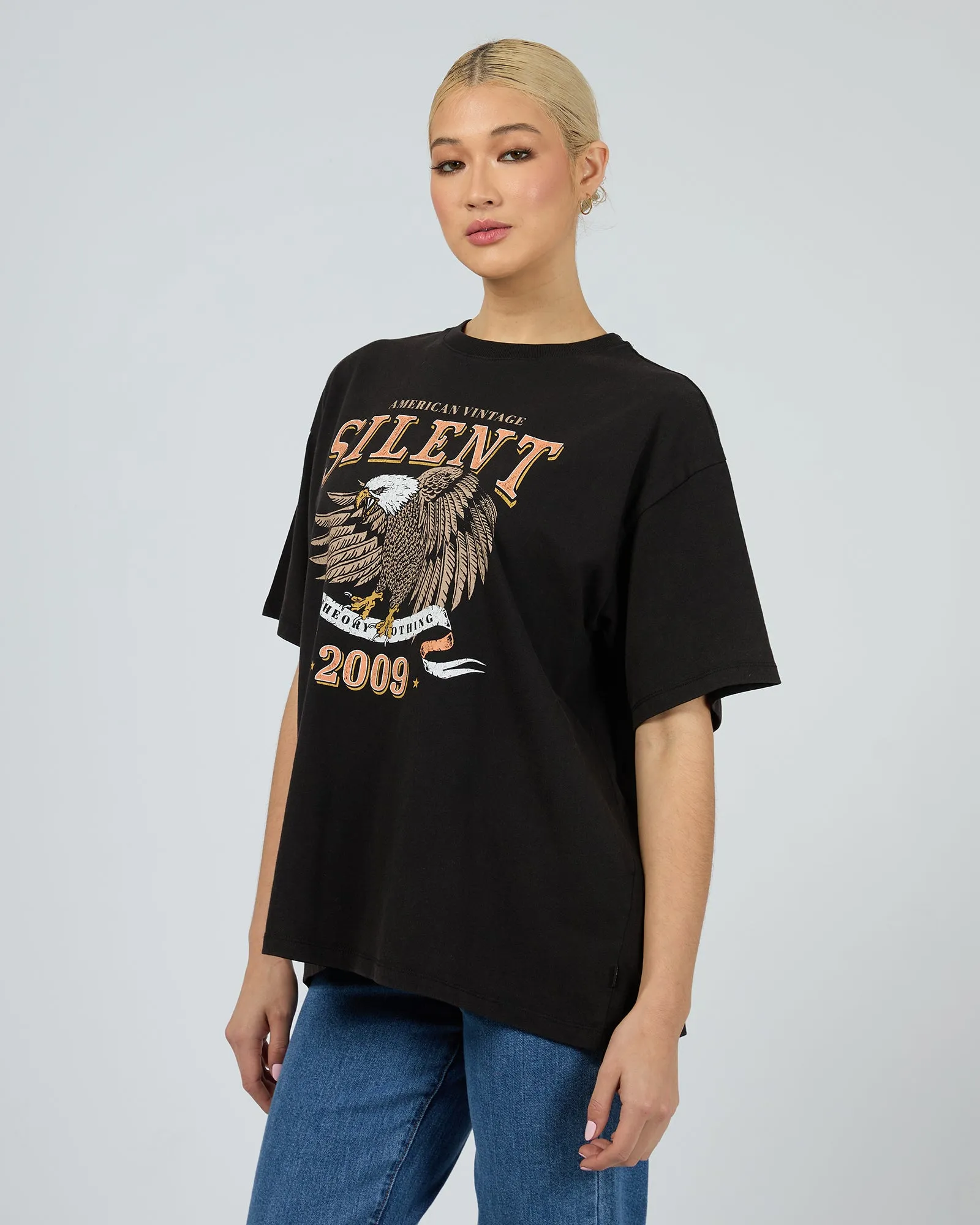 Liberty Tee Washed Black sold by edge clothing product image thumbnail 4