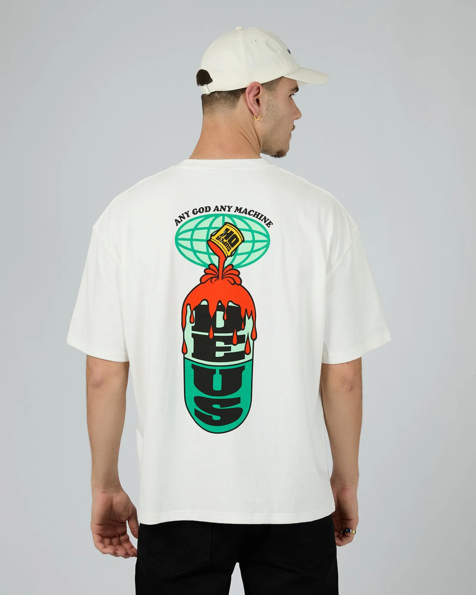 Cure For Pain Tee Vintage White sold by edge clothing product image thumbnail 3