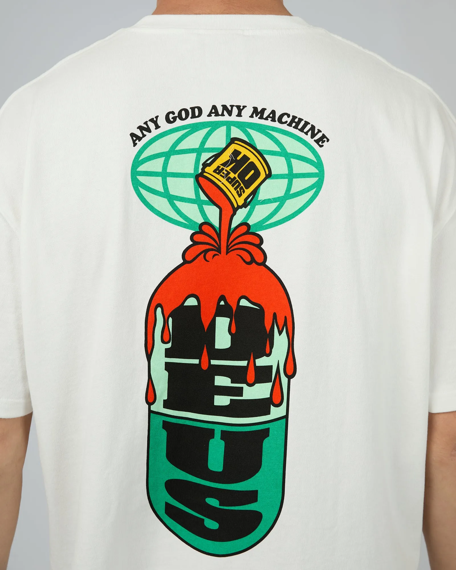 Cure For Pain Tee Vintage White sold by edge clothing product image thumbnail 5