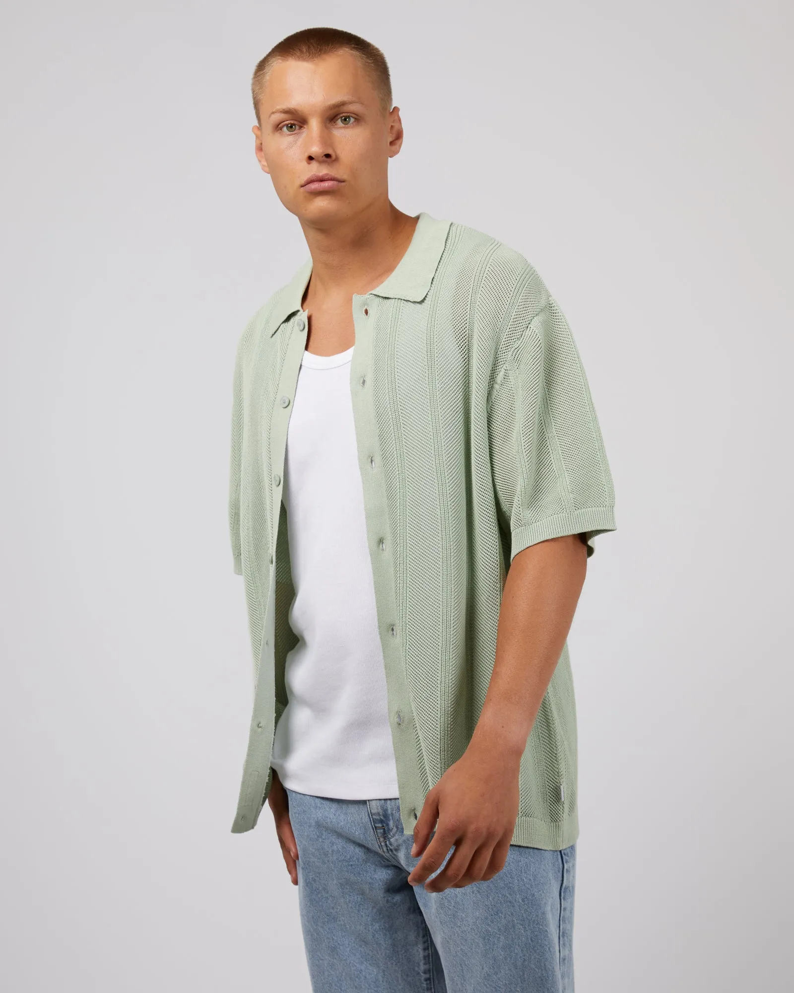 Hurley Knit Shirt Sage sold by edge clothing product image thumbnail 4