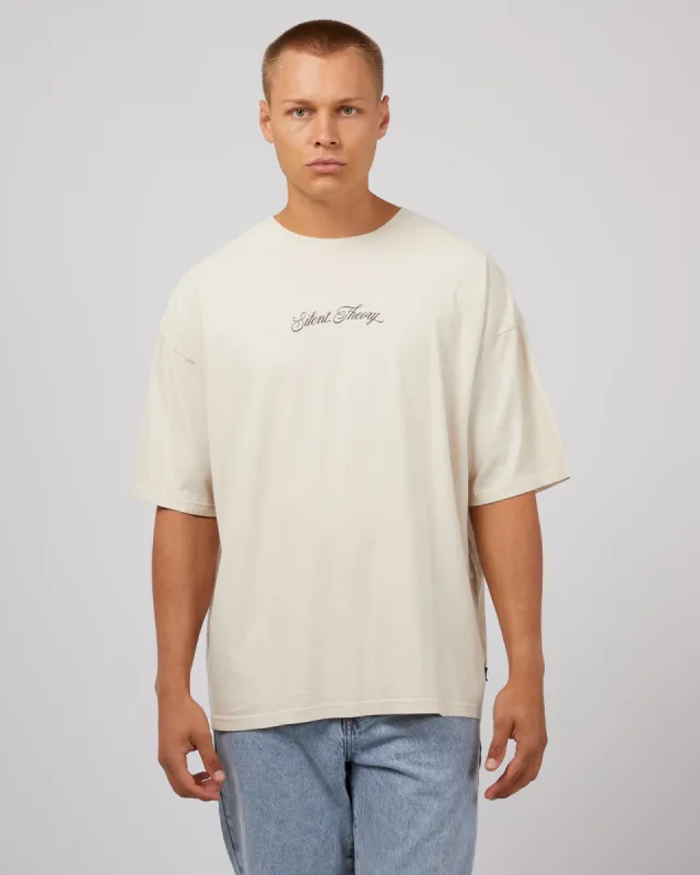 Premo Tee Chalk sold by edge clothing