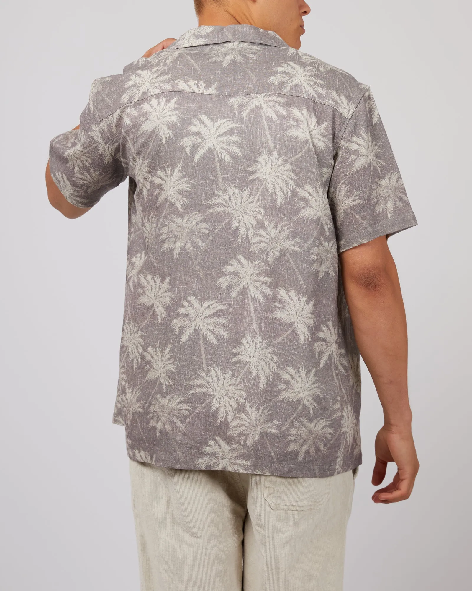 Spike Palm Shirt Grey sold by edge clothing product image thumbnail 3