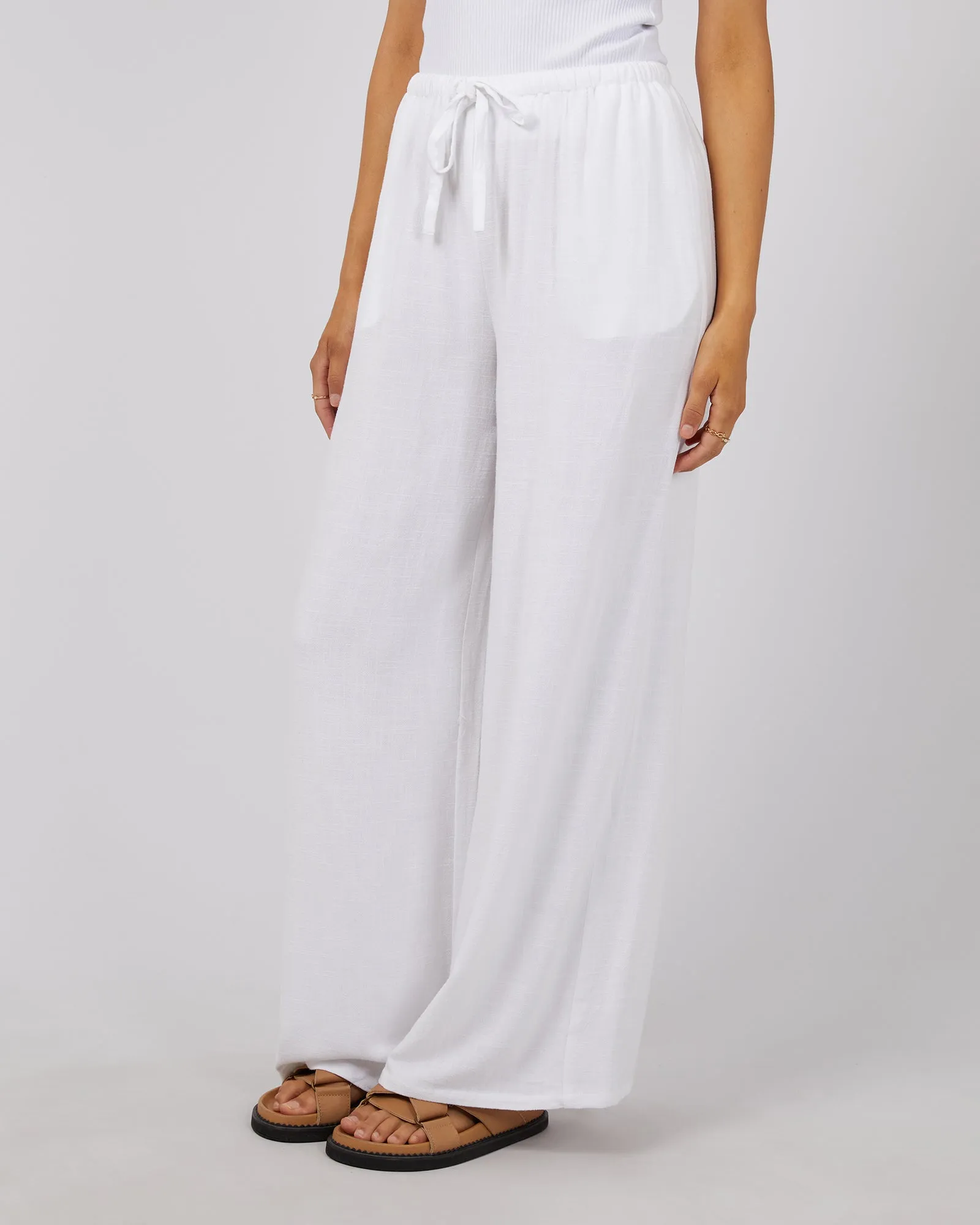 Luxe Linen Pant Vintage White sold by edge clothing product image thumbnail 4